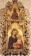 Simone Martini Madonna and Child with Angels and the Saviour Spain oil painting artist